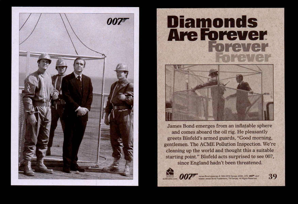 James Bond Archives Spectre Diamonds Are Forever Throwback Single Cards #1-48 #39  - TvMovieCards.com