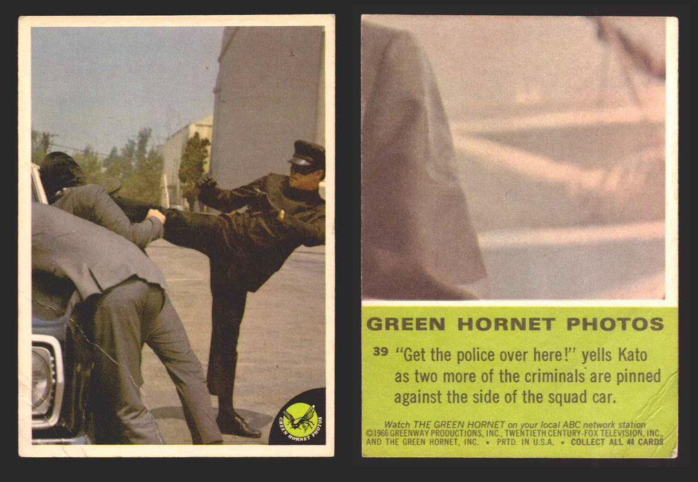 1966 Green Hornet Photos Donruss Vintage Trading Cards You Pick Singles #1-44 #	39 (creased)  - TvMovieCards.com