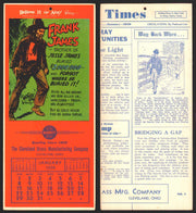 Ripley's Believe It or Not Facts Foldout Advertising Calendar 1933 - 1942 You Pi January	1939	A  - TvMovieCards.com