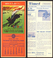 Ripley's Believe It or Not Facts Foldout Advertising Calendar 1933 - 1942 You Pi November	1939  - TvMovieCards.com