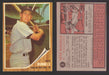 1962 Topps Baseball Trading Card You Pick Singles #1-#99 VG/EX #	3 Pete Runnels - Boston Red Sox  - TvMovieCards.com