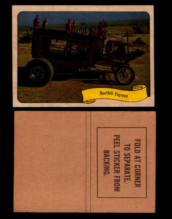 Kustom Cars - Series 1 George Barris 1975 Fleer Sticker Vintage Cards You Pick S #4 Boothill Express  - TvMovieCards.com