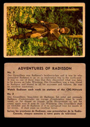 1957 Adventures of Radisson (Tomahawk) TV Vintage Card You Pick Singles #1-50 #3  - TvMovieCards.com