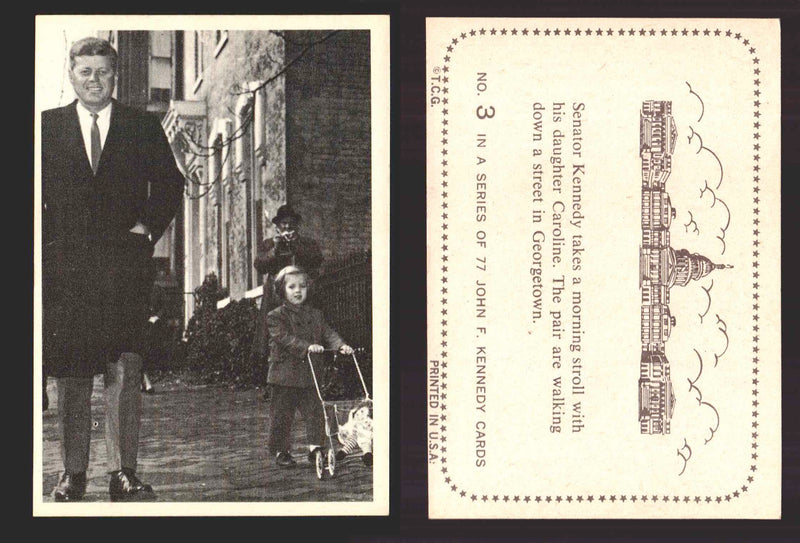 1964 The Story of John F. Kennedy JFK Topps Trading Card You Pick Singles #1-77 #3  - TvMovieCards.com