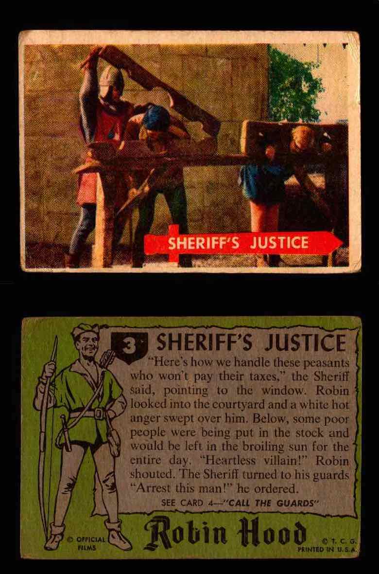 1957 Robin Hood Topps Vintage Trading Cards You Pick Singles #1-60 #3  - TvMovieCards.com