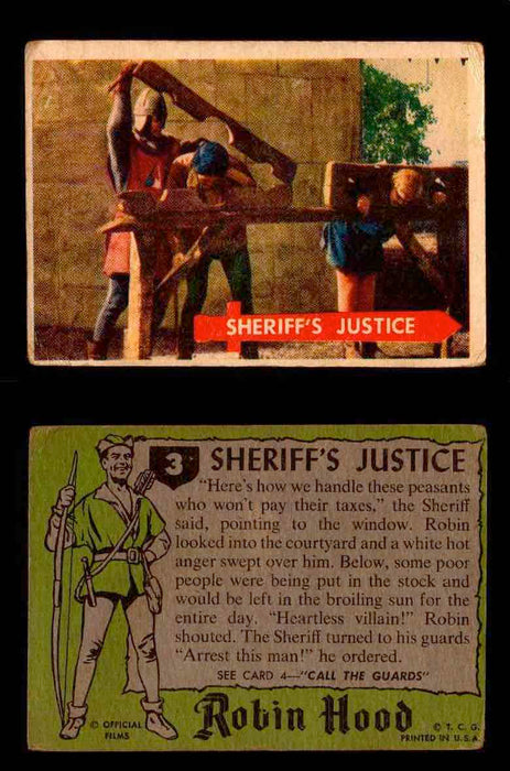 1957 Robin Hood Topps Vintage Trading Cards You Pick Singles #1-60 #3  - TvMovieCards.com