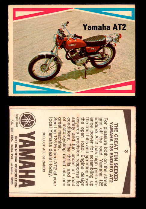 1972 Donruss Choppers & Hot Bikes Vintage Trading Card You Pick Singles #1-66 #3   Yamaha AT2  - TvMovieCards.com