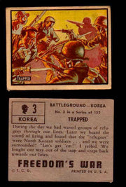 1950 Freedom's War Korea Topps Vintage Trading Cards You Pick Singles #1-100 #3  - TvMovieCards.com