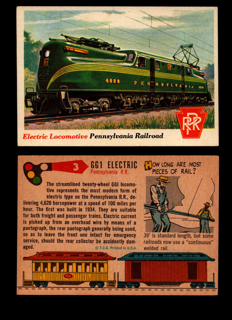 Rails And Sails 1955 Topps Vintage Card You Pick Singles #1-190 #3 GG1 Electric  - TvMovieCards.com