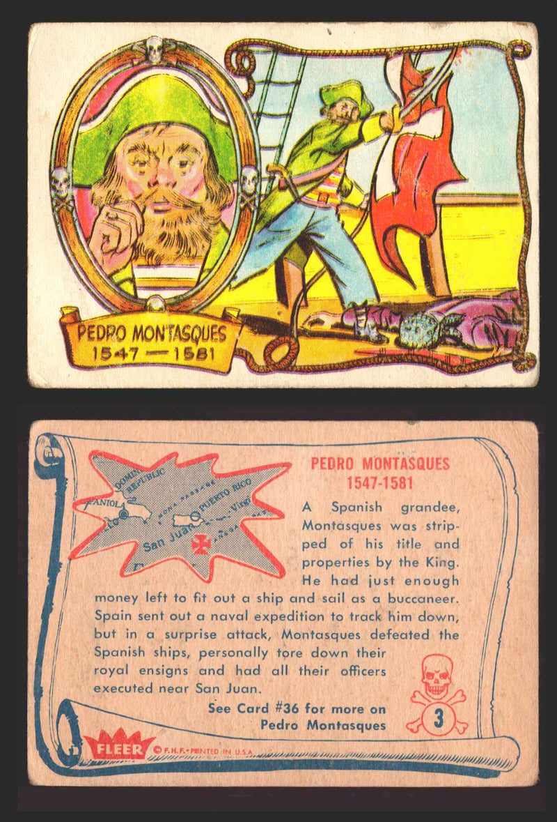1961 Pirates Bold Vintage Trading Cards You Pick Singles #1-#66 Fleer 3   Pedro Montasques  - TvMovieCards.com