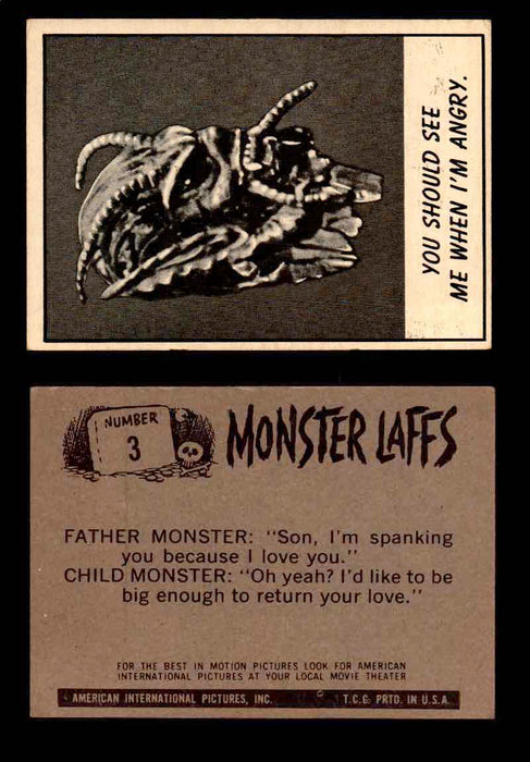 Monster Laffs 1966 Topps Vintage Trading Card You Pick Singles #1-66 #3  - TvMovieCards.com