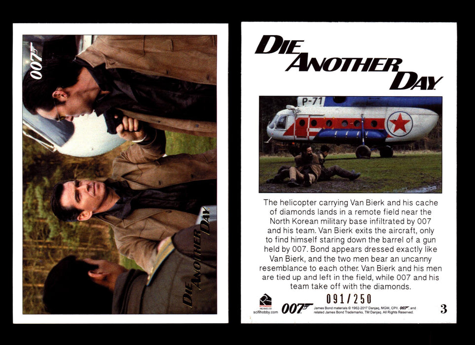 James Bond Archives 2017 Final Edition Die Another Day Gold Parallel Card Single #3  - TvMovieCards.com