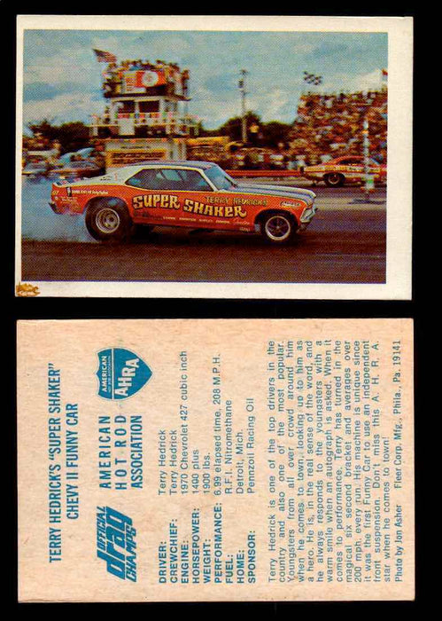 AHRA Official Drag Champs 1971 Fleer Vintage Trading Cards You Pick Singles 3   Terry Hedrick's "Super Shaker"                   Chevy II Funny Car  - TvMovieCards.com