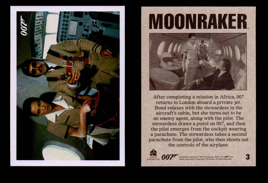 James Bond Archives Spectre Moonraker Movie Throwback U Pick Single Cards #1-61 #3  - TvMovieCards.com