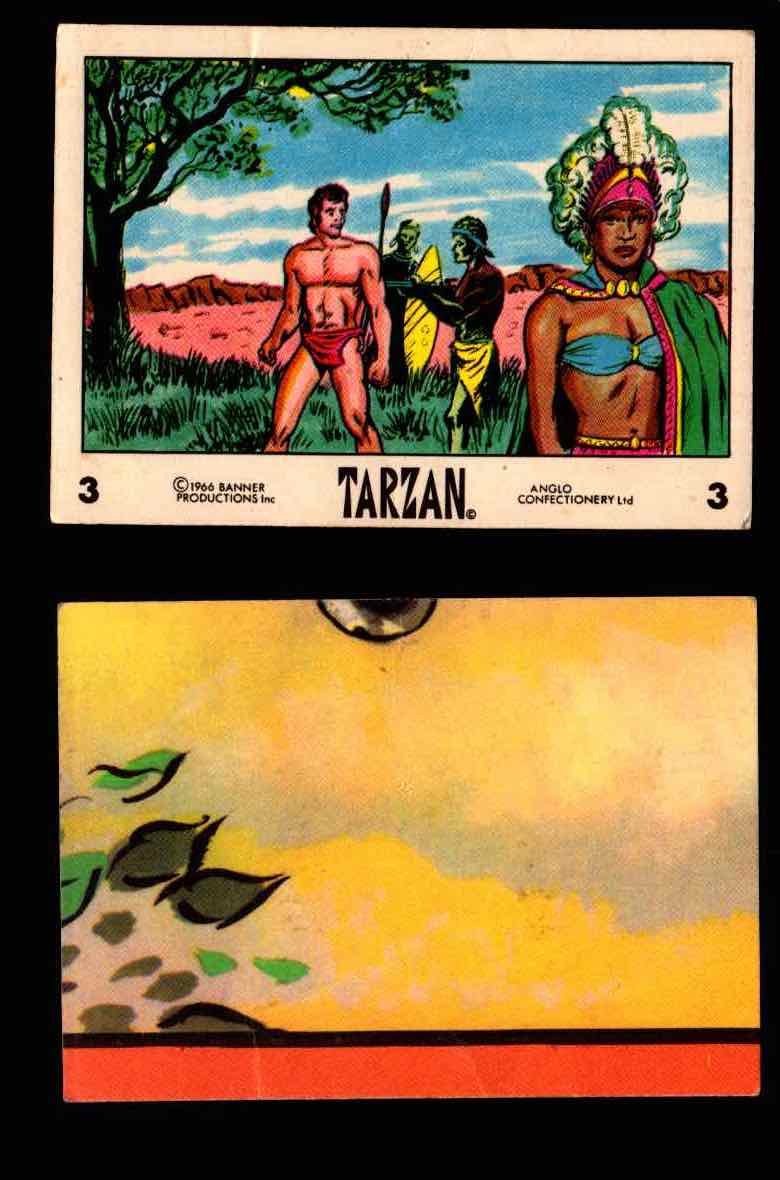 1966 Tarzan Banner Productions Vintage Trading Cards You Pick Singles #1-66 #3  - TvMovieCards.com
