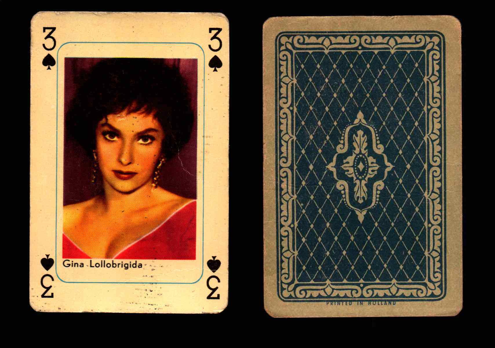 Vintage Hollywood Movie Stars Playing Cards You Pick Singles
