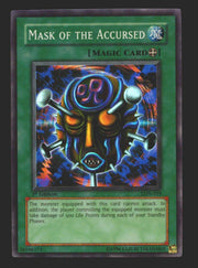 YuGiOh! Mask Of The Accursed LON-019 1st Edition Super Rare Holographic Card   - TvMovieCards.com