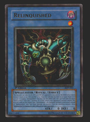 YuGiOh! Relinquished SDP-001 1st Edition Super Rare Holographic Card   - TvMovieCards.com