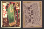 1961 Topps Baseball Trading Card You Pick Singles #400-#499 VG/EX   - TvMovieCards.com