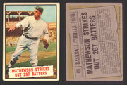 1961 Topps Baseball Trading Card You Pick Singles #400-#499 VG/EX   - TvMovieCards.com