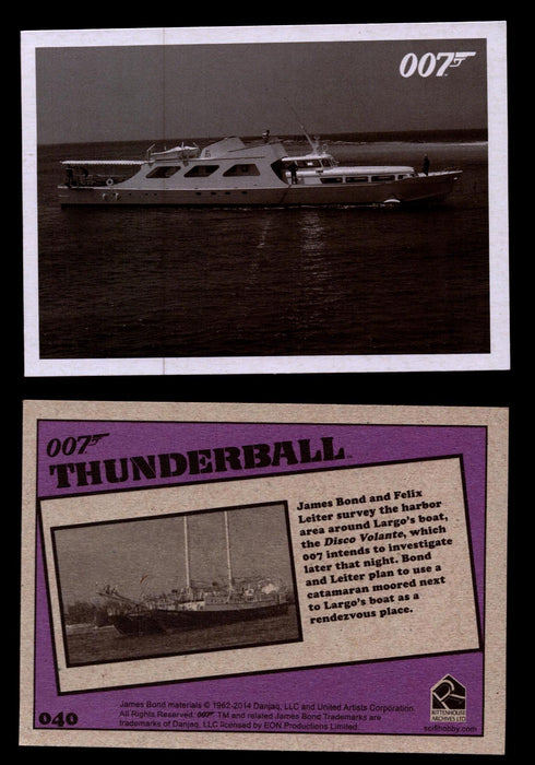 James Bond Archives 2014 Thunderball Throwback You Pick Single Card #1-99 #40  - TvMovieCards.com
