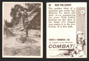 1963 Combat Series I Donruss Selmur Vintage Card You Pick Singles #1-66 40   Run for Cover!  - TvMovieCards.com