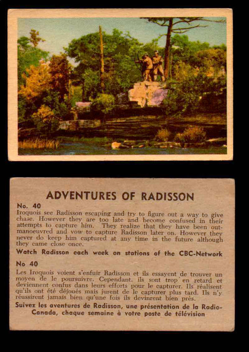1957 Adventures of Radisson (Tomahawk) TV Vintage Card You Pick Singles #1-50 #40  - TvMovieCards.com