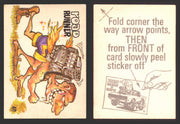 1969 Odd Rods Vintage Sticker Trading Cards #1-#44 You Pick Singles Donruss #	40	Road Runner  - TvMovieCards.com