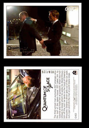 James Bond Archives Quantum of Solace Gold Parallel You Pick Single Cards #1-90 #40  - TvMovieCards.com
