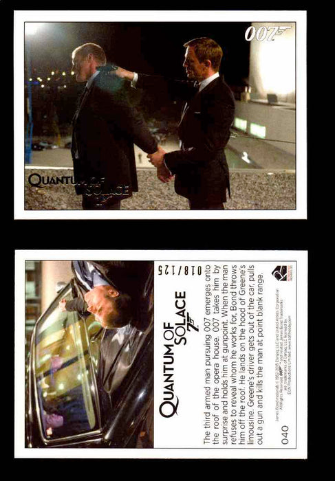 James Bond Archives Quantum of Solace Gold Parallel You Pick Single Cards #1-90 #40  - TvMovieCards.com