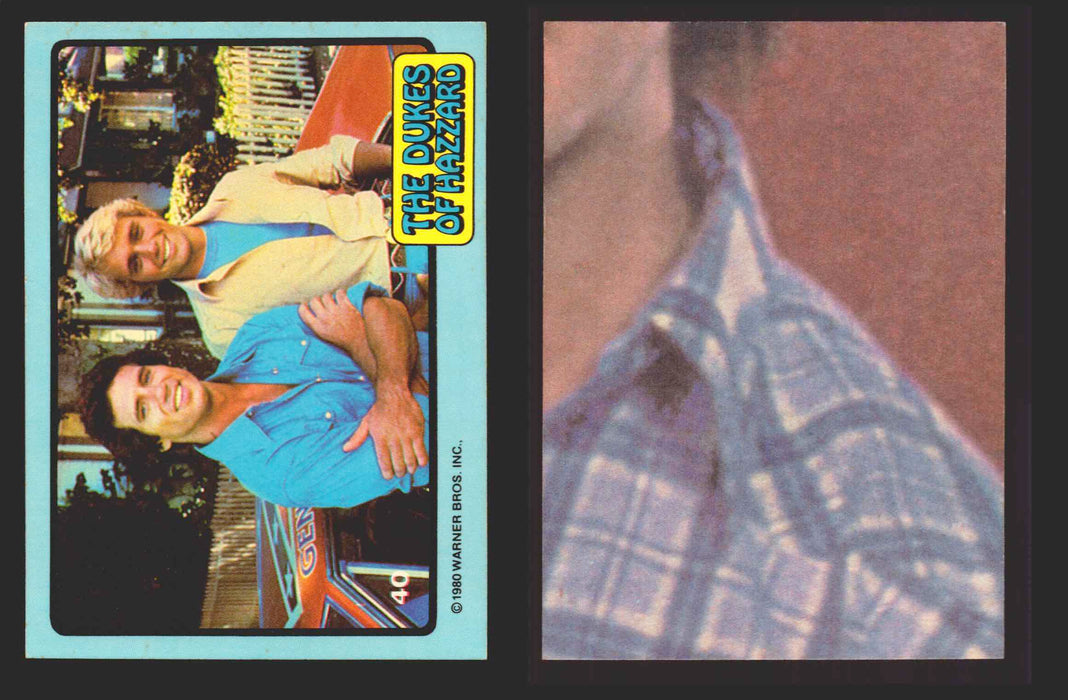 1980 Dukes of Hazzard Vintage Trading Cards You Pick Singles #1-#66 Donruss 40   Luke and Bo  - TvMovieCards.com