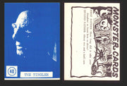 1965 Blue Monster Cards Vintage Trading Cards You Pick Singles #1-84 Rosen 40   The Tingler  - TvMovieCards.com