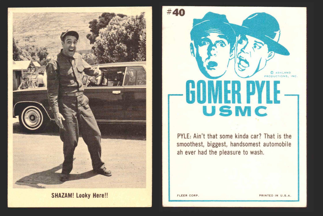 1965 Gomer Pyle Vintage Trading Cards You Pick Singles #1-66 Fleer 40   Shazam! Looky here!!  - TvMovieCards.com