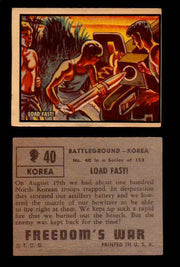 1950 Freedom's War Korea Topps Vintage Trading Cards You Pick Singles #1-100 #40  - TvMovieCards.com