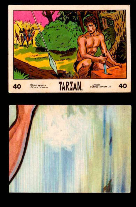 1966 Tarzan Banner Productions Vintage Trading Cards You Pick Singles #1-66 #40  - TvMovieCards.com