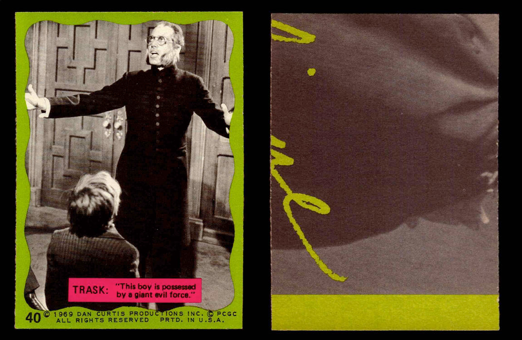 Dark Shadows Series 2 (Green) Philadelphia Gum Vintage Trading Cards You Pick #40  - TvMovieCards.com