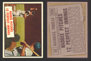 1961 Topps Baseball Trading Card You Pick Singles #400-#499 VG/EX #	410 Thrills - Haddix Pitches 12 Perfect Innings  - TvMovieCards.com