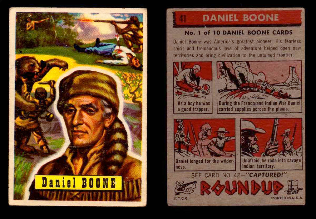 1956 Western Roundup Topps Vintage Trading Cards You Pick Singles #1-80 #41  - TvMovieCards.com