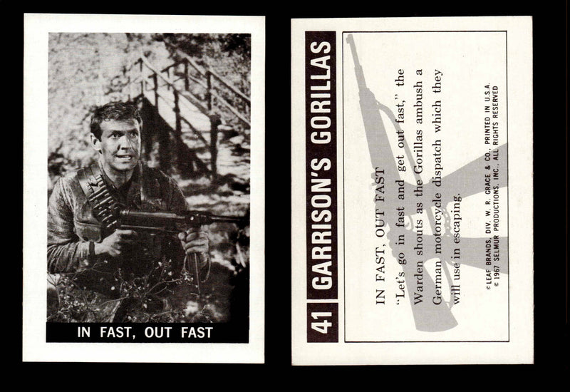 Garrison's Gorillas Leaf 1967 Vintage Trading Cards #1-#72 You Pick Singles #41  - TvMovieCards.com