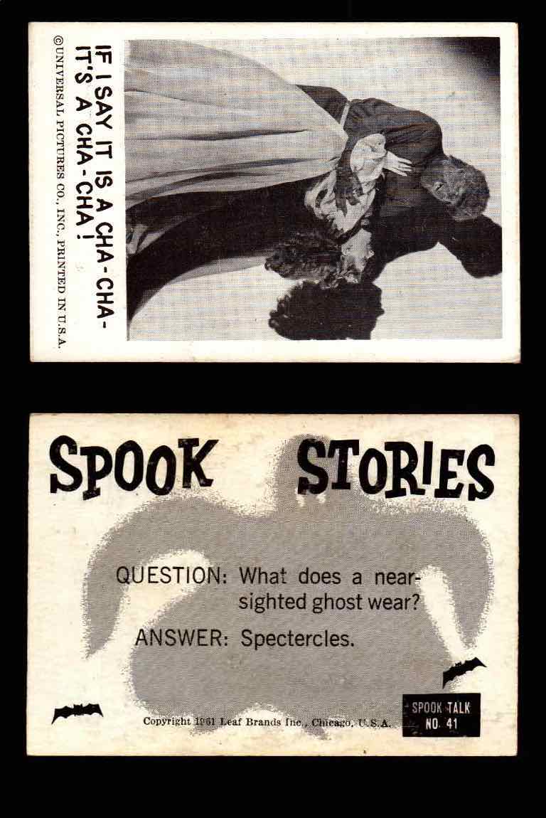 1961 Spook Stories Series 1 Leaf Vintage Trading Cards You Pick Singles #1-#72 #41  - TvMovieCards.com