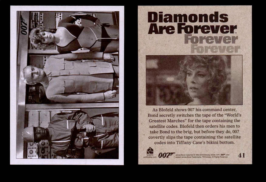 James Bond Archives Spectre Diamonds Are Forever Throwback Single Cards #1-48 #41  - TvMovieCards.com