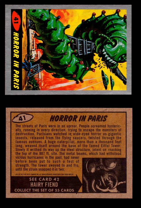 2012 Mars Attacks Silver Parallel You Pick Single Trading Card #1-55 Topps #41  - TvMovieCards.com