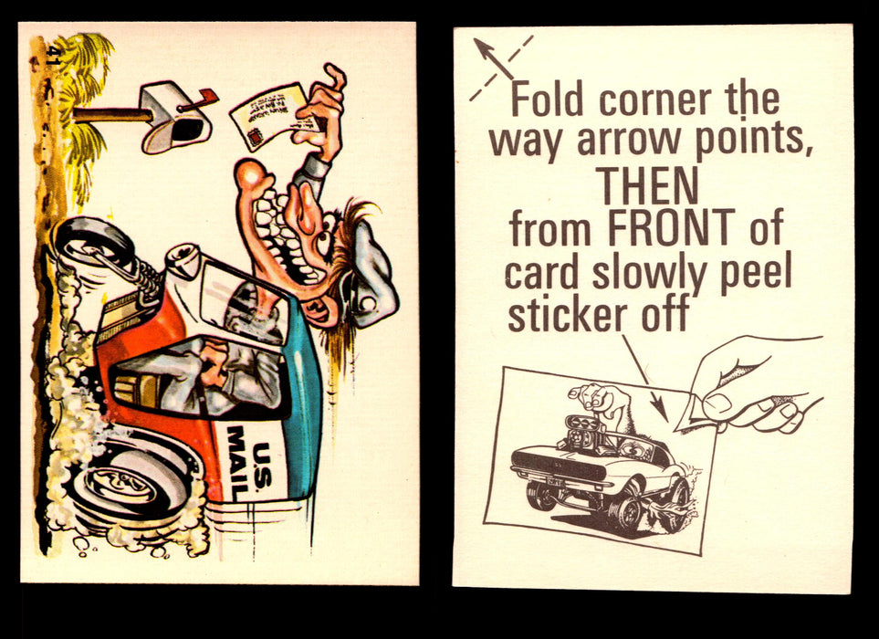 Fabulous Odd Rods Vintage Sticker Cards 1973 #1-#66 You Pick Singles #41   U.S. Mail  - TvMovieCards.com