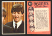 Beatles Color Topps 1964 Vintage Trading Cards You Pick Singles #1-#64 #	41  - TvMovieCards.com