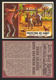 1962 Civil War News Topps TCG Trading Card You Pick Single Cards #1 - 88 41   Protecting His Family  - TvMovieCards.com