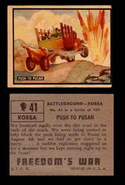 1950 Freedom's War Korea Topps Vintage Trading Cards You Pick Singles #1-100 #41  - TvMovieCards.com