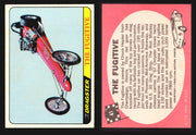Hot Rods Topps 1968 George Barris Vintage Trading Cards #1-66 You Pick Singles #41 The Fugitive  - TvMovieCards.com