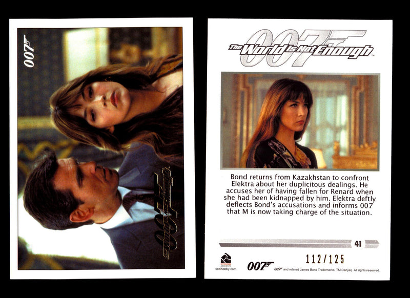 James Bond Classics 2016 World is Not Enough Gold Foil Parallel Card You Pick Nu #41  - TvMovieCards.com