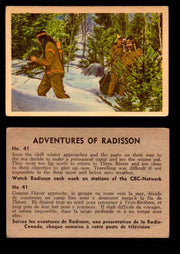 1957 Adventures of Radisson (Tomahawk) TV Vintage Card You Pick Singles #1-50 #41  - TvMovieCards.com