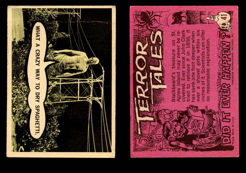1967 Movie Monsters Terror Tales Vintage Trading Cards You Pick Singles #1-88 #41  - TvMovieCards.com